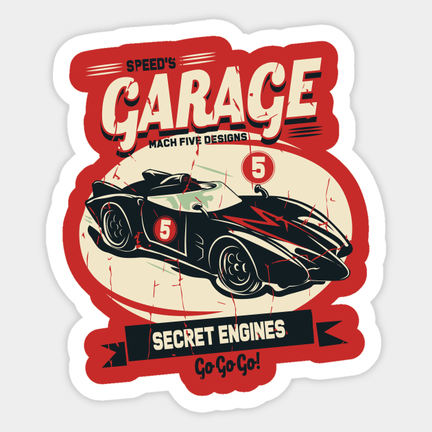 Speed's Garage Sticker by Piercek25